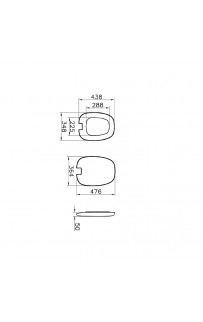 купить Сиденье для унитаза Vitra Plural 126-083-009 Черное матовое Микролифт в EV-SAN.RU