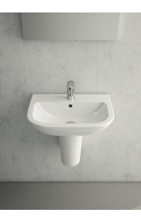 купить Раковина Vitra S20 55 5502B003-0001 Белая в EV-SAN.RU