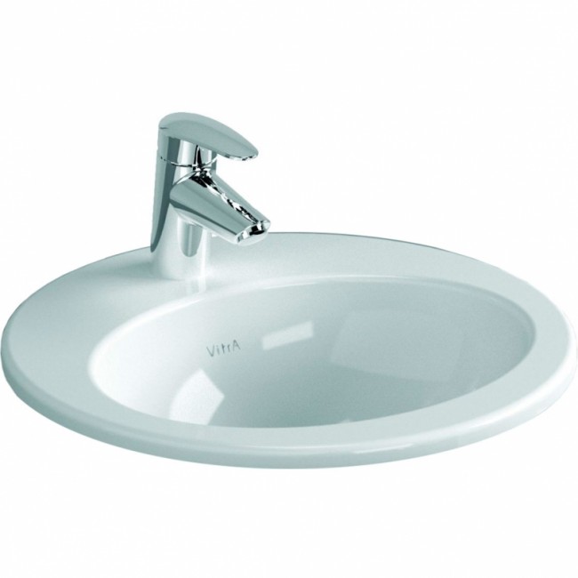 купить Раковина Vitra S20 48 5467B003-0001 Белая в EV-SAN.RU