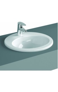 купить Раковина Vitra S20 48 5467B003-0001 Белая в EV-SAN.RU