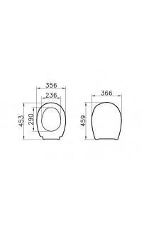 купить Сиденье для унитаза Vitra Universal 115-003-001 Белое в EV-SAN.RU