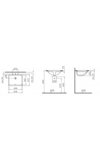 купить Раковина Vitra S 50 53 5339B003-0012 Белая в EV-SAN.RU