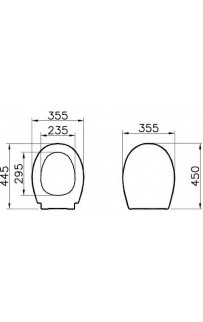 купить Сиденье для унитаза Vitra Universal 84-003-019 Белое Микролифт в EV-SAN.RU