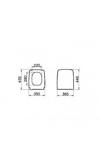 купить Сиденье для унитаза Vitra Metropole 90-003-009 с микролифтом в EV-SAN.RU