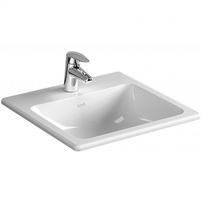 купить Раковина Vitra S20 55 5465B003-0001 Белая в EV-SAN.RU