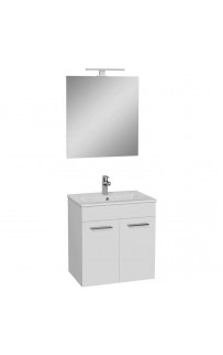 купить Комплект мебели для ванной Vitra Mia 59 75023 Белый глянец в EV-SAN.RU