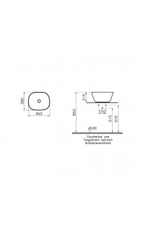 купить Раковина-чаша Vitra Plural 45 7811B483-0016 Черная матовая в EV-SAN.RU