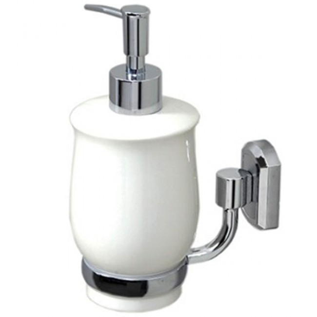 купить Дозатор для жидкого мыла WasserKRAFT K-24199 Хром Белый в EV-SAN.RU
