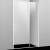 Душевая дверь WasserKRAFT Rhin 100 44S12 профиль Белый стекло прозрачное