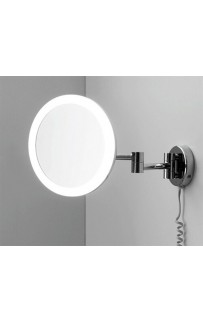 купить Косметическое зеркало WasserKRAFT K-1004 с подсветкой с увеличением Хром в EV-SAN.RU