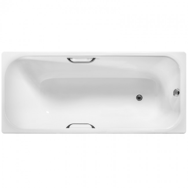 купить Чугунная ванна Wotte Start 170x75 UR БП-э0001105 с отверстиями для ручек без антискользящего покрытия в EV-SAN.RU