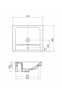 купить Раковина Акватон Santek Тигода 60 1WH302082 Белая в EV-SAN.RU