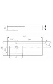 купить Раковина Акватон Сакура 120 L 1A71893KSK010 Белая в EV-SAN.RU